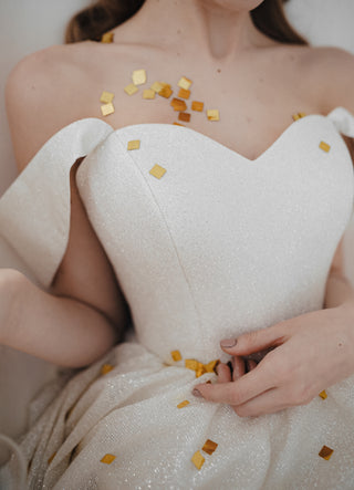 Short Sparkly Wedding Dress Milana - Olivia Bottega
