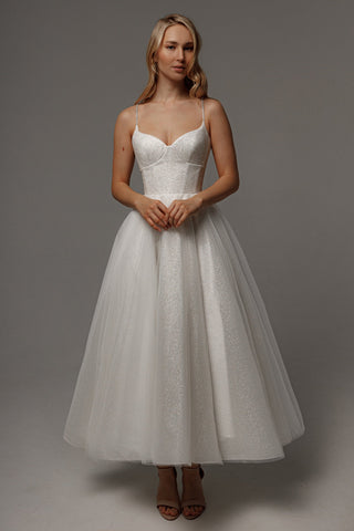Sparkly Wedding Dress Rakel 2 Midi