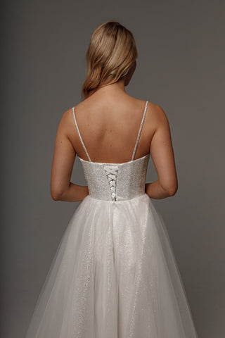 Sparkly Wedding Dress Rakel 2 Midi