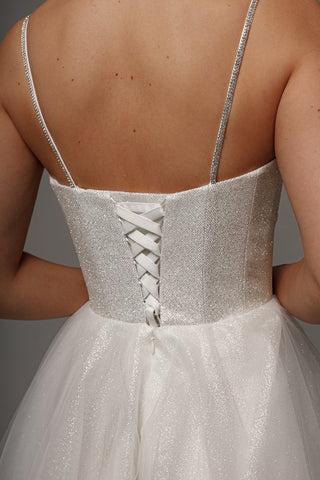 Sparkly Wedding Dress Rakel 2 Midi